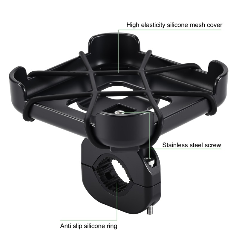Secure Speaker Attachment For Cycling Motorcycle Handlebar 25mm to 32mm Diameter