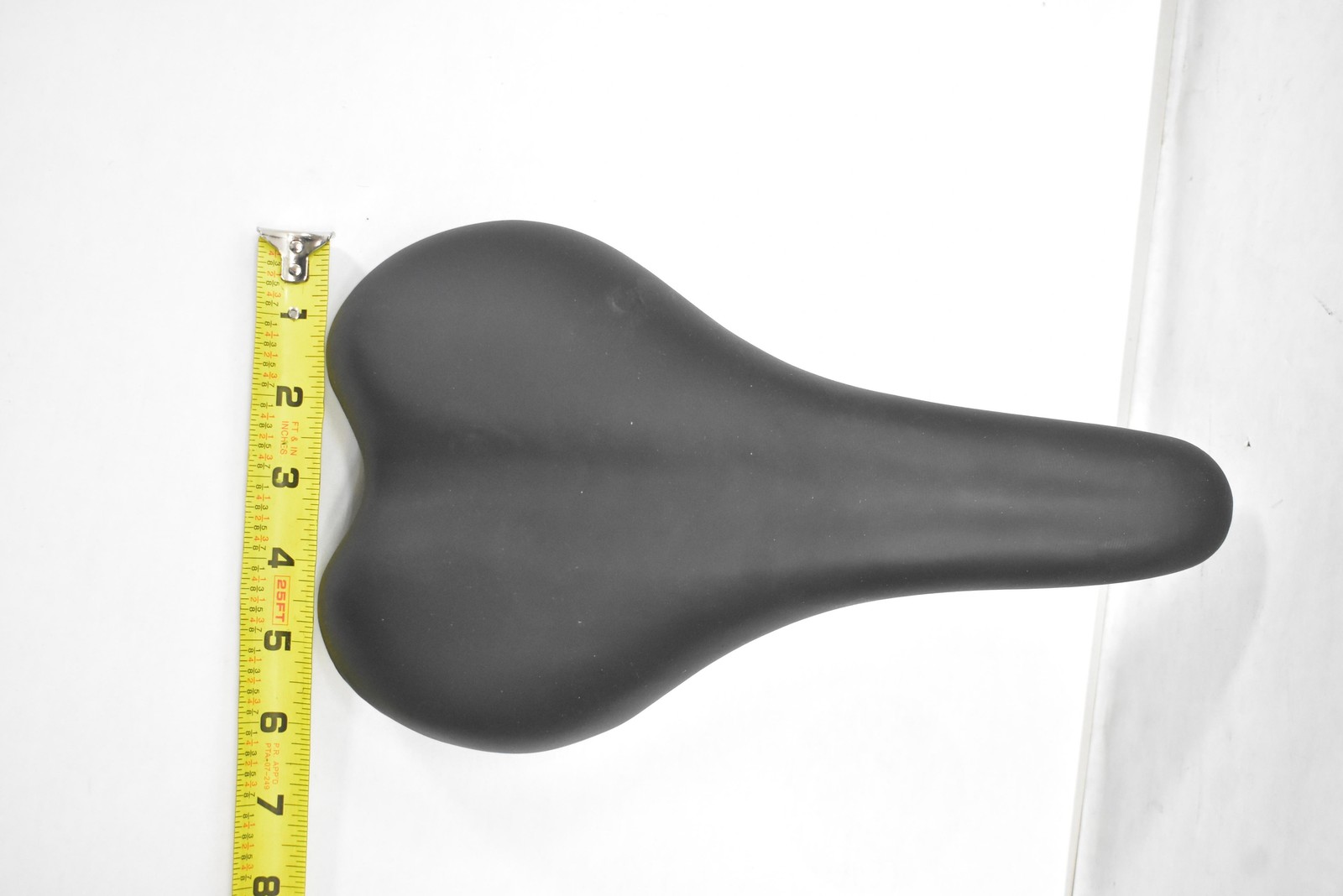 ECARPAT Wide Comfort Bike Saddle Seat Synthetic Steel Plastic Women 11 In Black