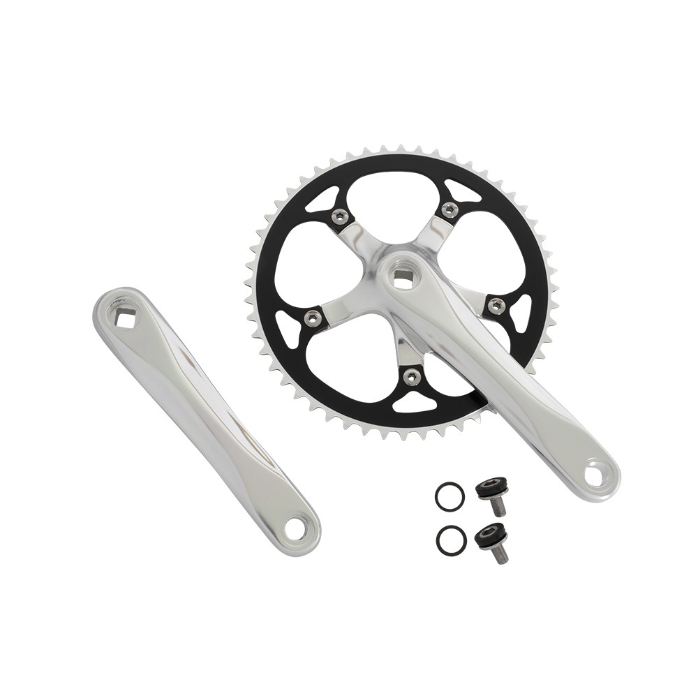 PRO+ ALLOY 52 TEETH 540 TRACK CRANKSET 175MM LONG BLACK TITANIUM