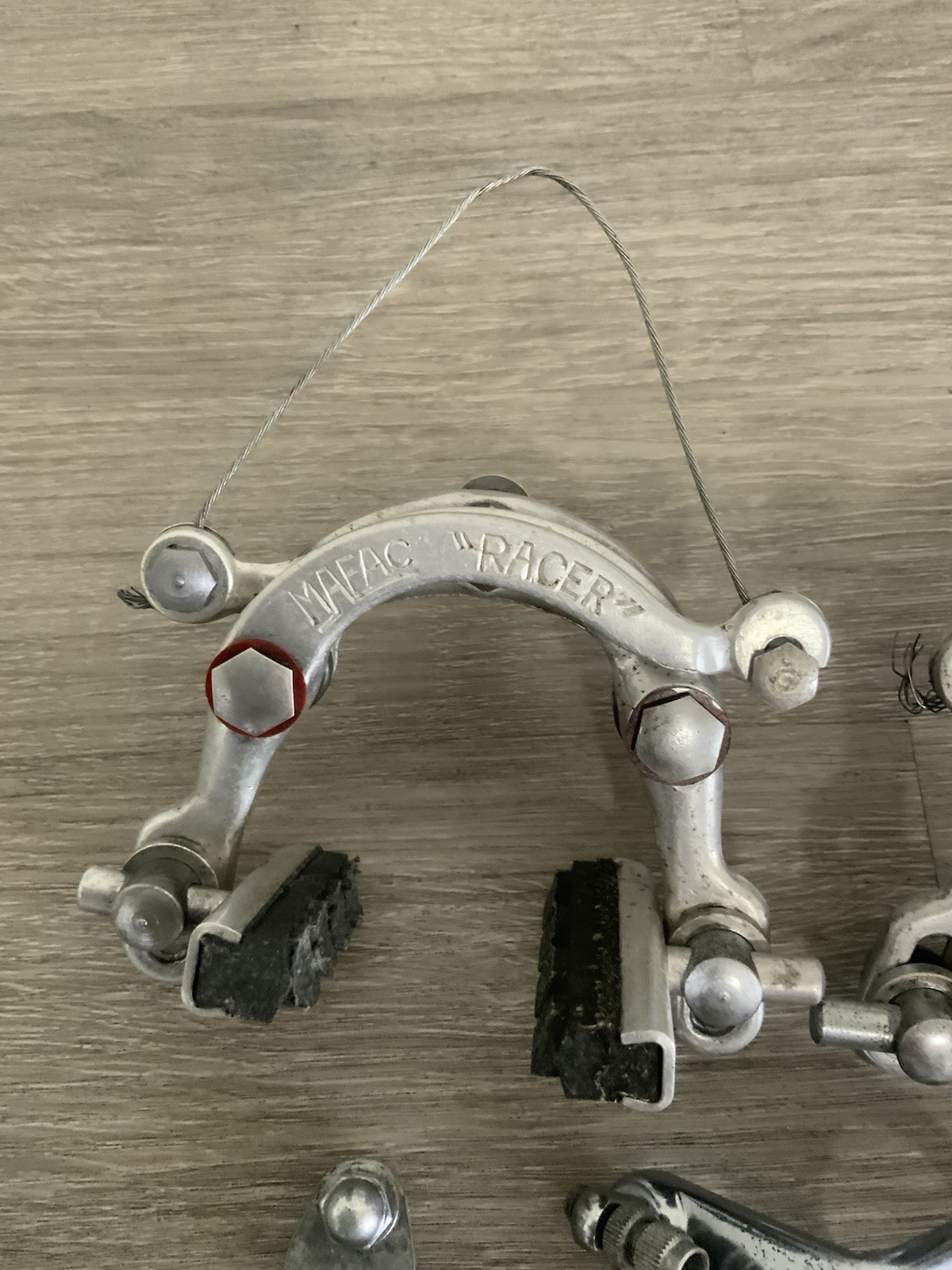 MAFAC RACER BRAKE CALIPERS CENTER PULL 65-75 MM REACH STRADDLES / FRONT GUIDE