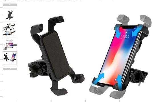 PHONE MOUNT UNIVERSAL handlebar SAFETY FOR Cycling Bikes Bicycles GPS Navigation