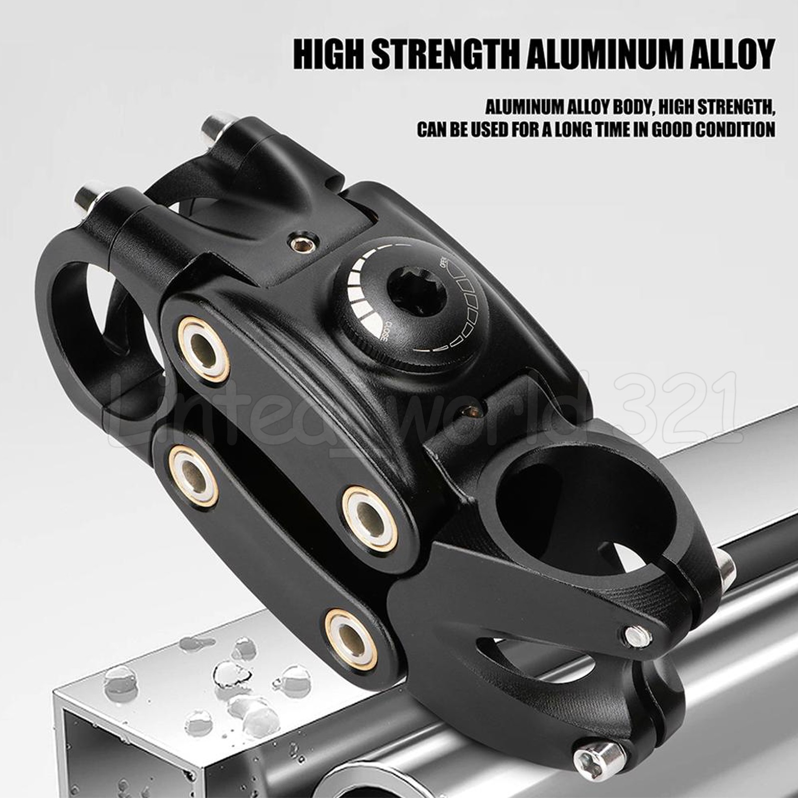 1-1/8″ 7°*90 Four-Link Shock Absorption Fork Bike Stems fit XC Grave MTB E Bike