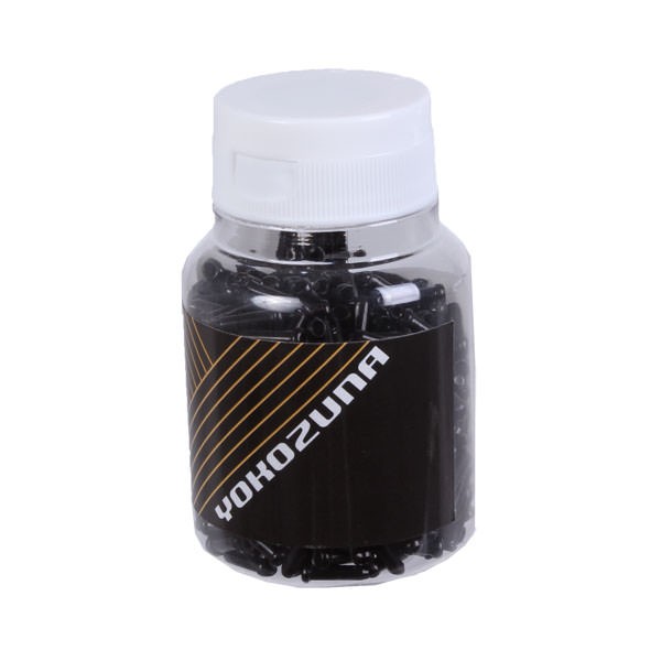 Yokozuna Cable End Crimps, 1.6mm Black – 500/Bottle