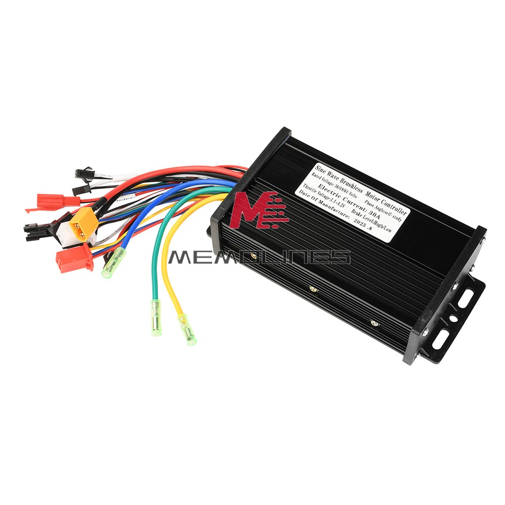 36V 48V 64V 40A 30A 20A Brushless Motor Controller E-Bike S866 LCD Display Meter