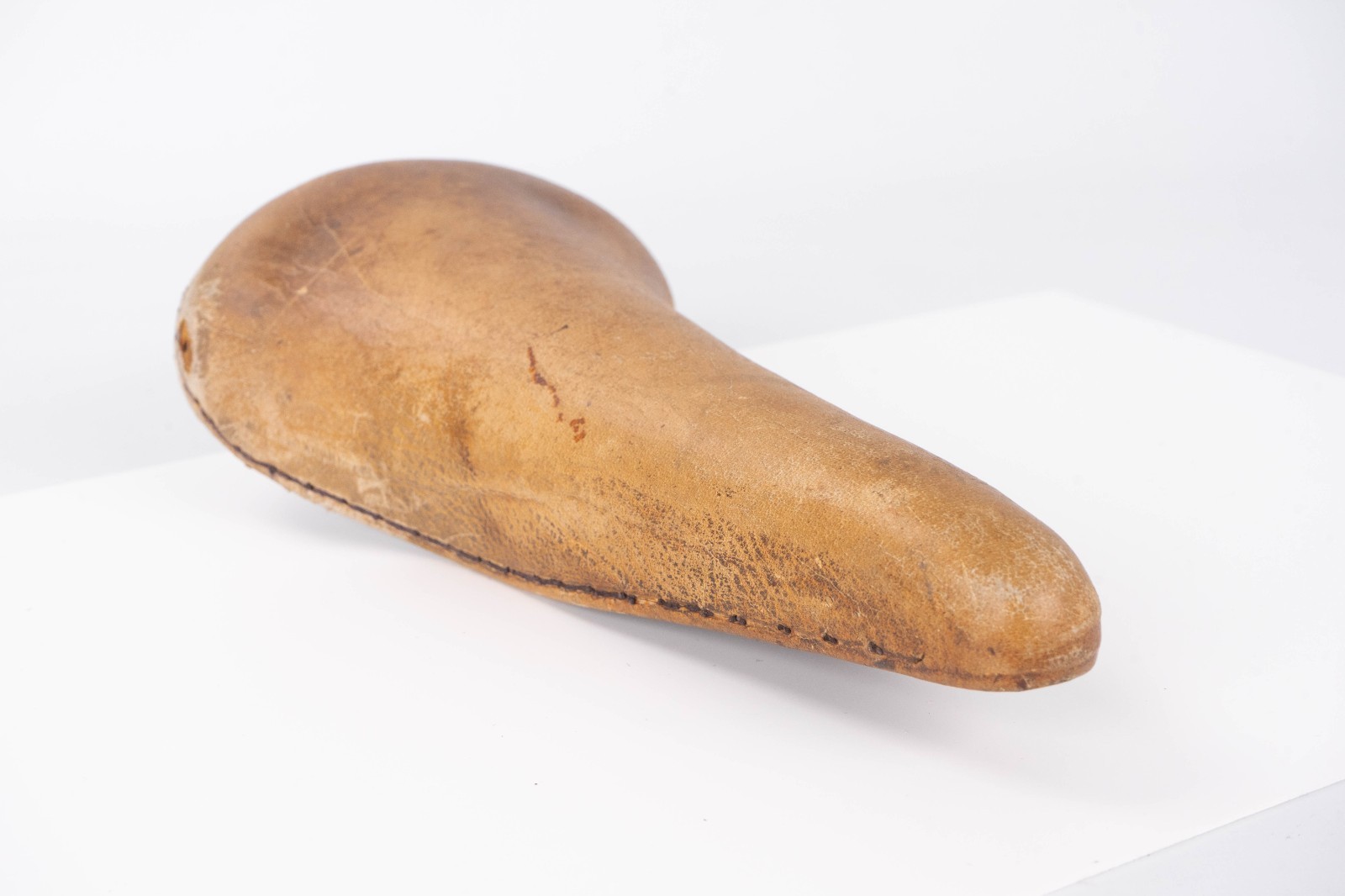 SELLE ROYAL CONTOUR VINTAGE road bike SADDLE LEATHER BICYCLE 70S 80S BEIGE MOSER