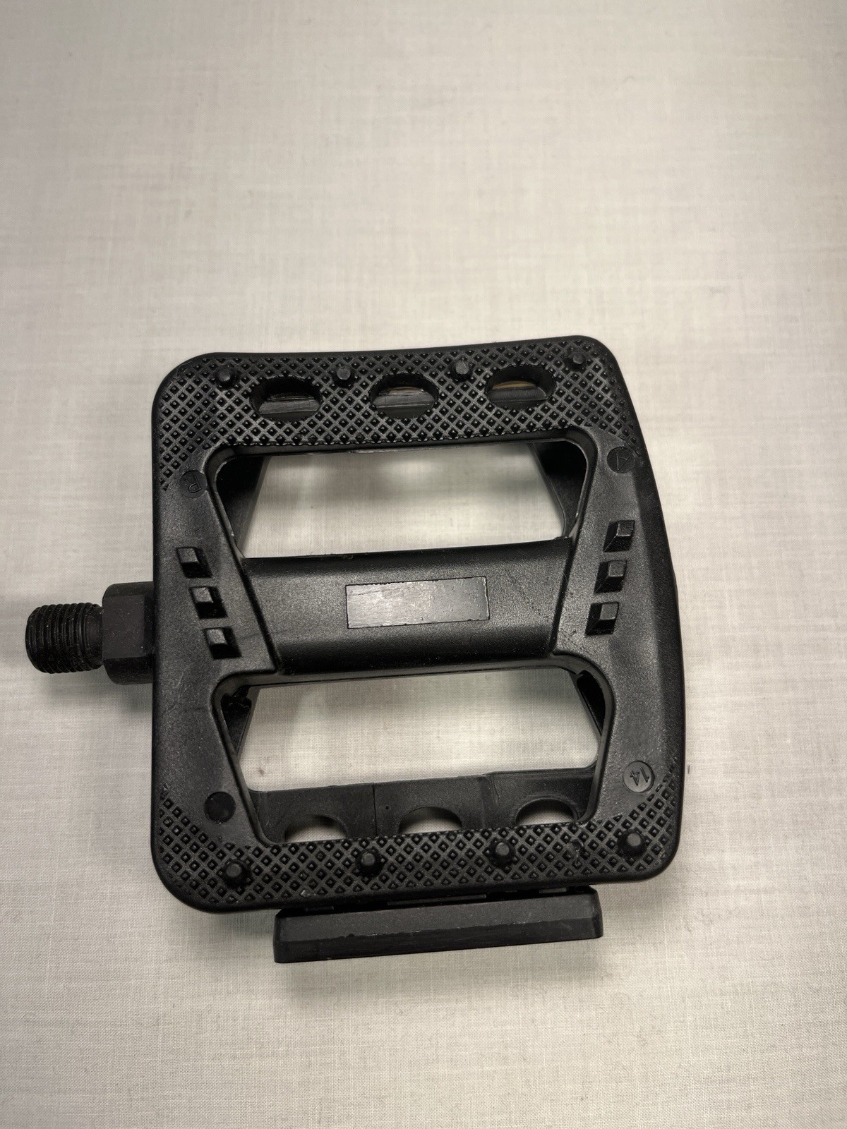 Black BMX/Kids Bike Platform Pedals – 1/2” – Pair – Good Used Condition
