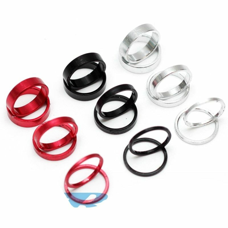 5x Alloy Bike Chainring Bolts Shim Spacer for Bicycle Chainwheel Screws Crankset