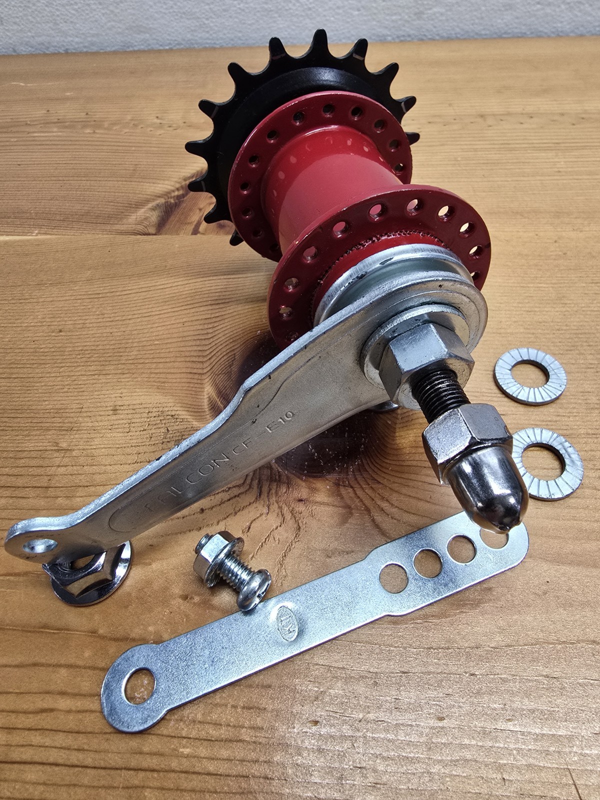Vintage Falcon Rear SS Bike Hub RED 36H 18T Coaster Cruiser Schwinn 110mmKlunker