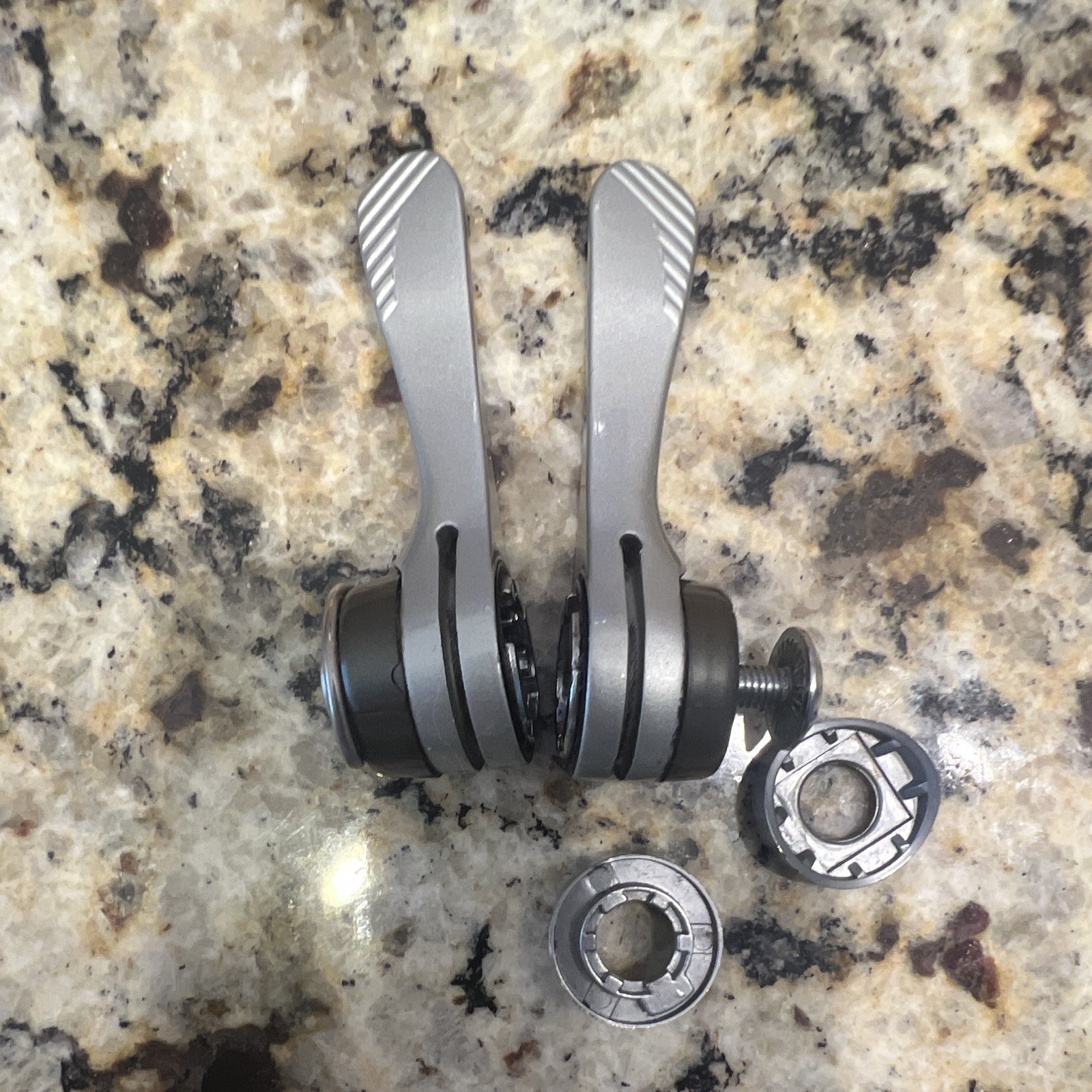 Shimano 105 SL-1055 Down Tube Shifter Set Silver/Black Road