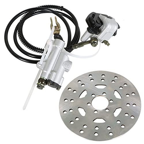 Rear Hydraulic Brake Assembly 1.55m Cylinder Caliper and Disc Kit Replacement