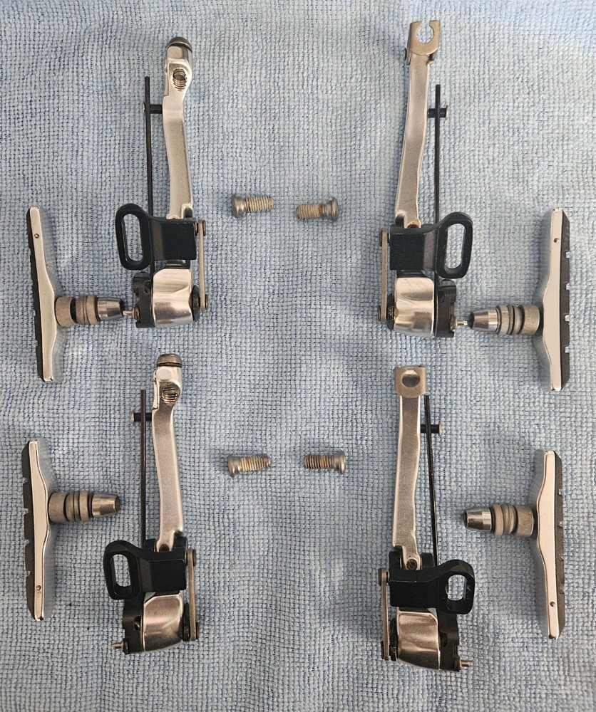 Vintage Shimano XT BR-M739 linear pull V- brakes MTB mountain bike good shape