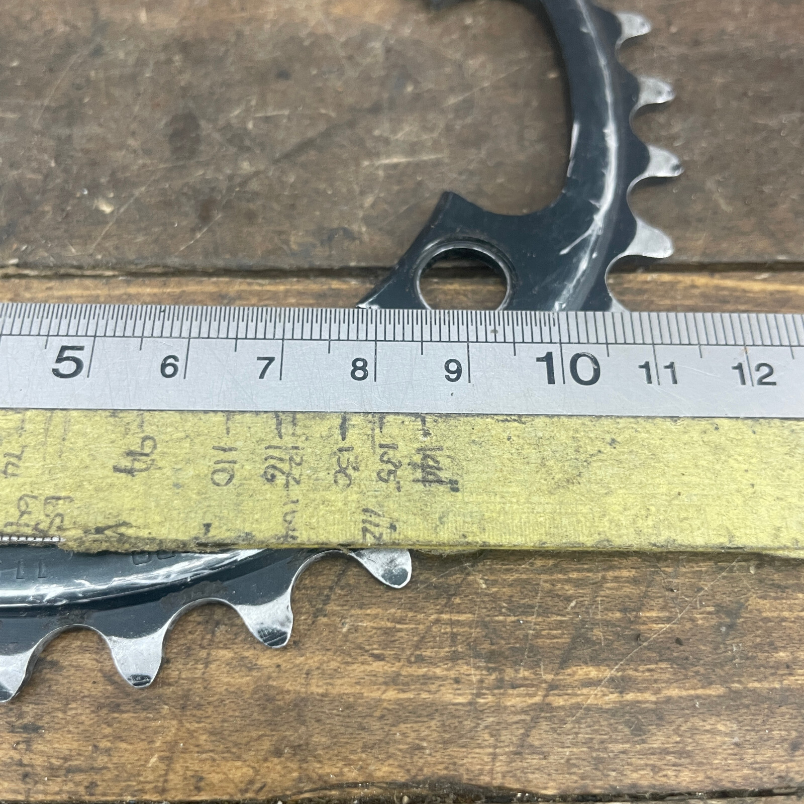 Vintage Shimano Ultegra Chainring 36 Tooth 36t 110 BCD 4 arm Asymmetric 52-36
