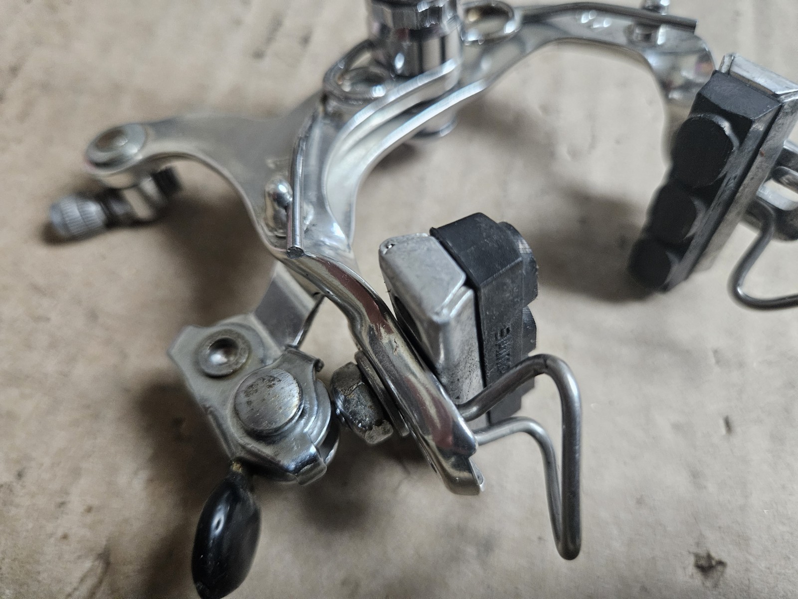 Vintage Shimano 600EX BR-6200 Arabesque Caliper Brakeset, single pivot, nutted