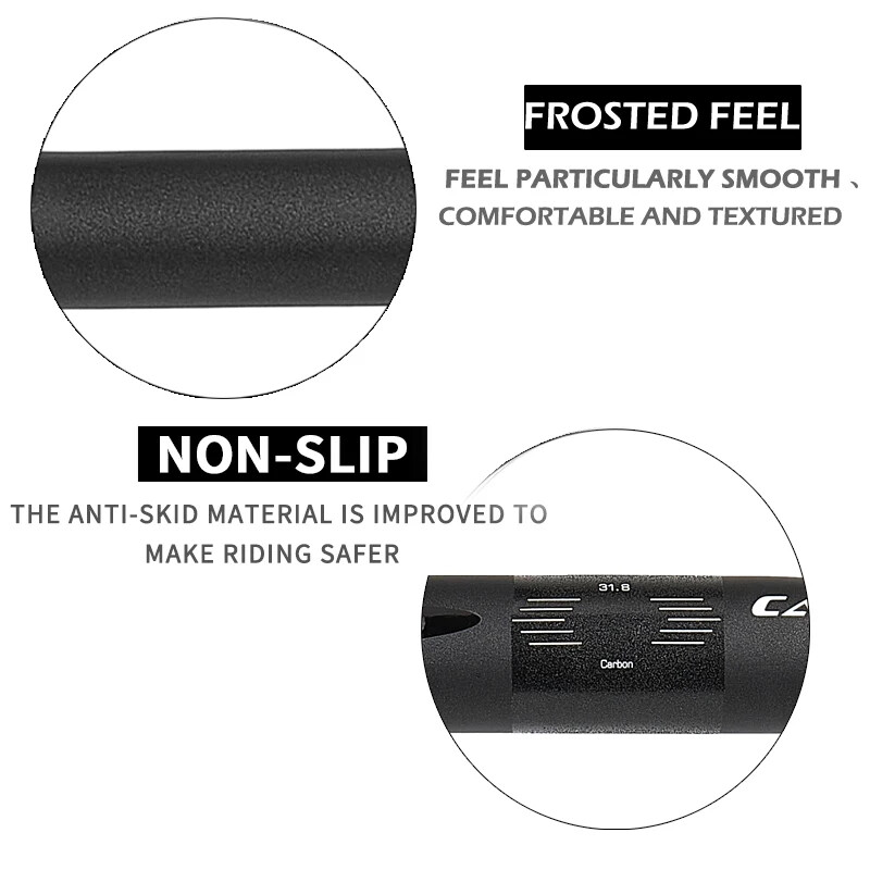 Carbon Gravel Bike Handlebar Big Flare Bar Cycle Cross Road MTB Bike Handlebars