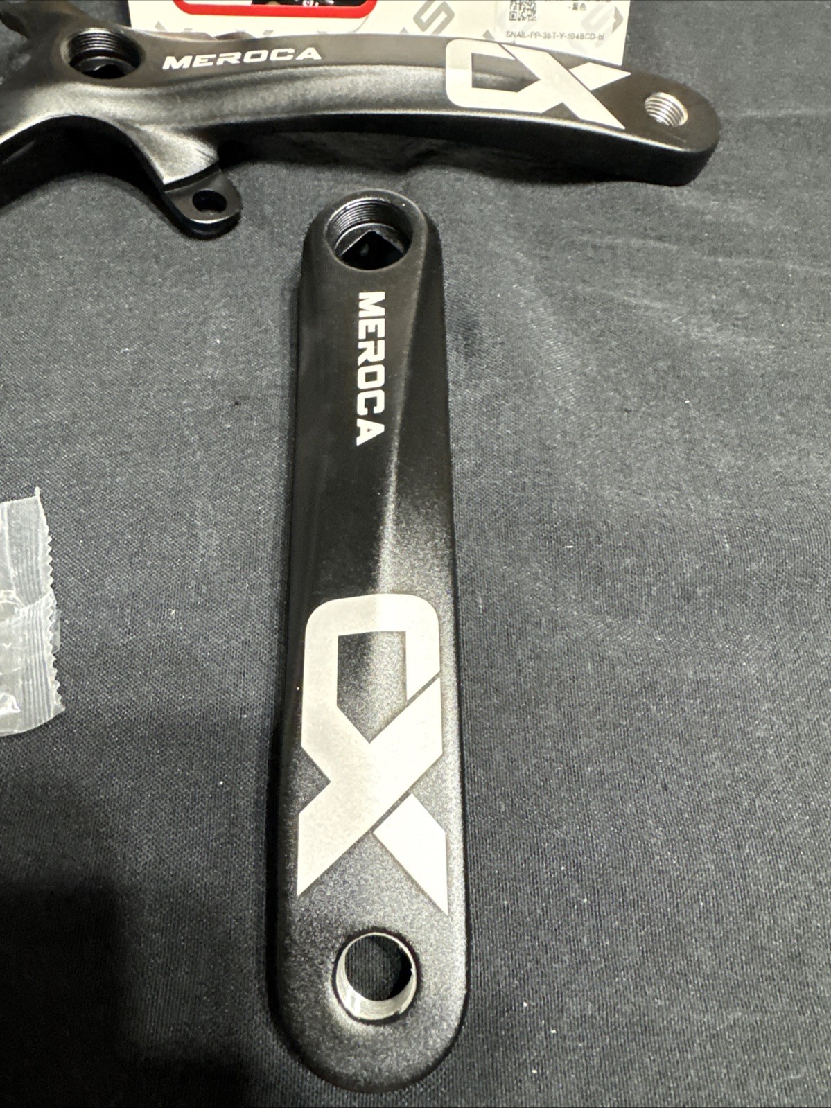 MEROCA Square Taper Crankset SNAIL 36T PP Y 104BCD 7075 T6 Bike 36 Tooth