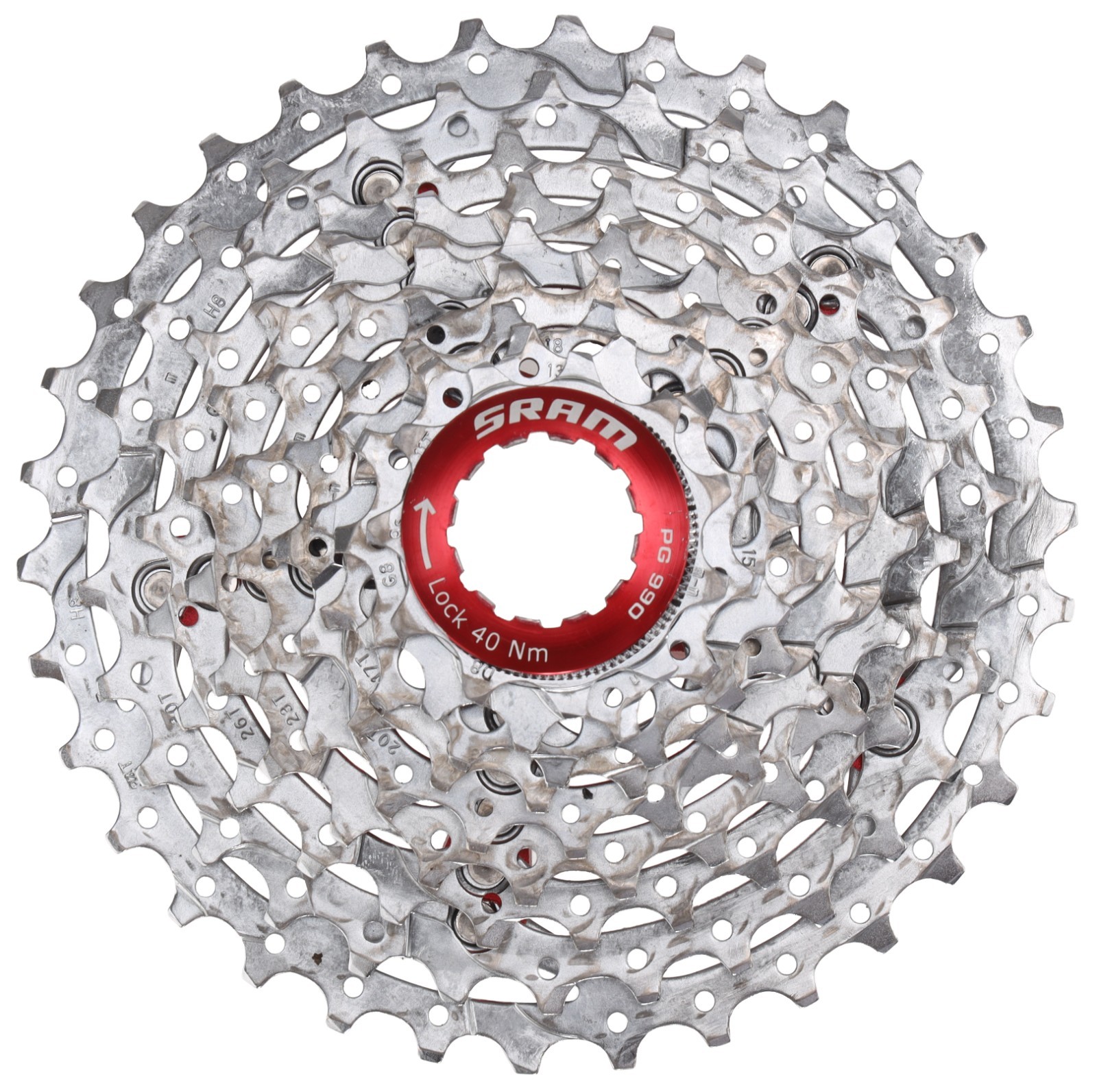 SRAM PG 990 9 Speed Mountain Bike Cassette 11-34T Steel Vintage MTB Shimano HG