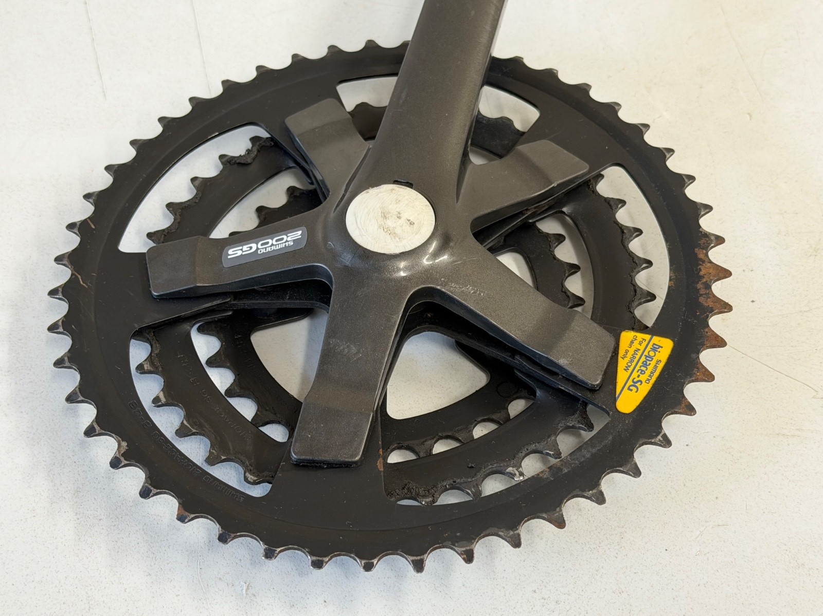 Shimano 170mm Crank Arms Crankset 200GS MTB Black Triple 48/38/28 Chainring