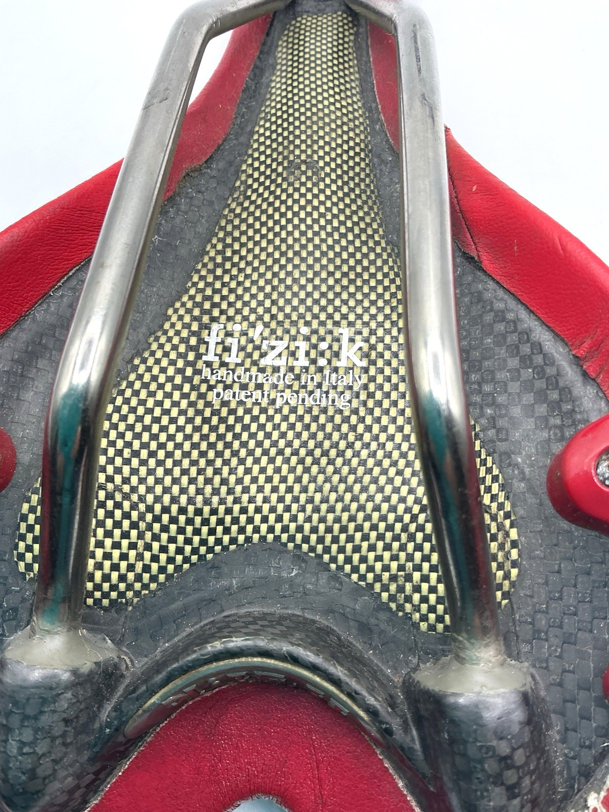 Fizik Carbon Twin Flex Aliante Red Bike Bicycle Saddle Seat Italy