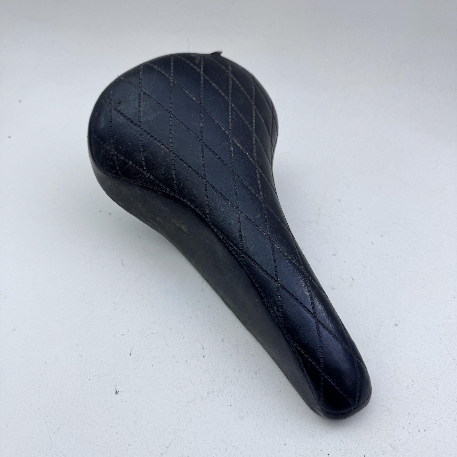 Vintage Kashima KSM Hi-Soft 16 Bicycle Saddle Seat Black Quilted Nylon 6 A70