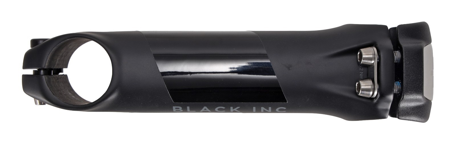 Black Inc Carbon Road Bike Stem 31.8 x 130mm 6º Black Gravel Titanium Hardware