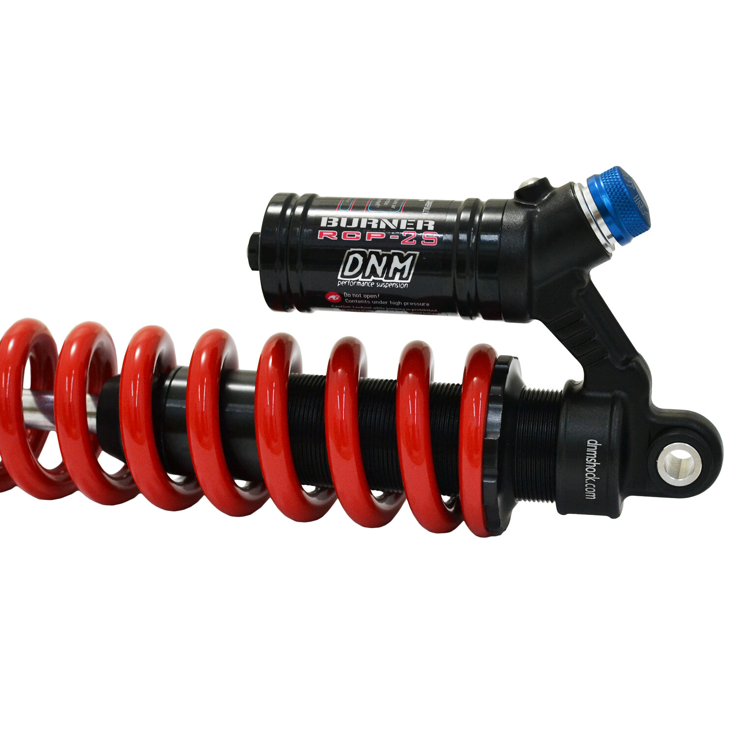 DNM BURNER-RCP2S MTB Downhill Bike Rear Shock 265mm 450 lbs , Red Coil Spring