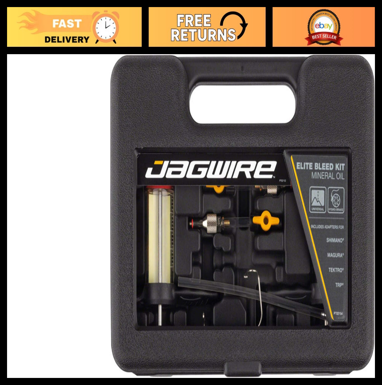 Universal Mineral Oil Bleed Kit for Magura, Tektro, TRP, Hayes | Bike Tool Set