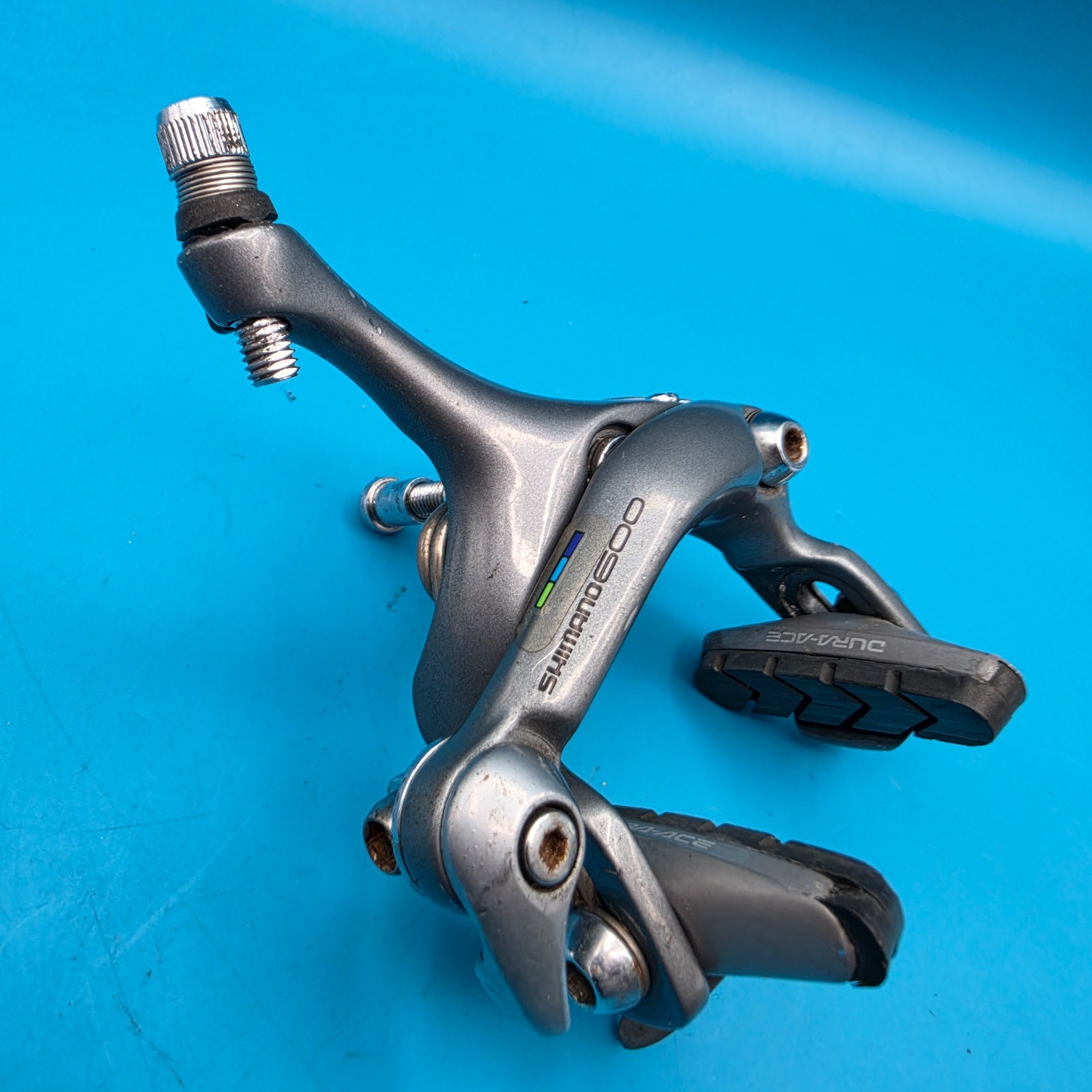 Shimano 600 Tricolor (Ultegra) 6400 Series Caliper Brake Set & Brake Levers f1