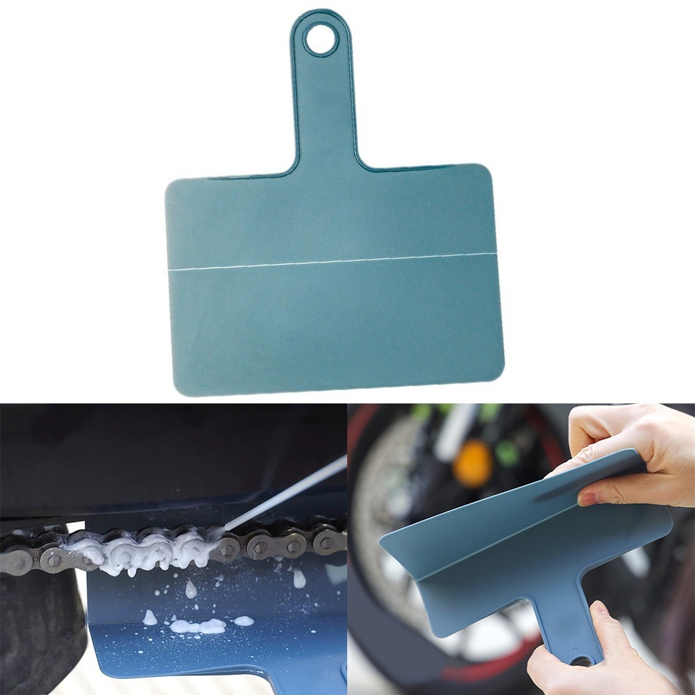 Chain Oil Baffle Tool for Bicycle and Motorcycle with Easy Installation Design
