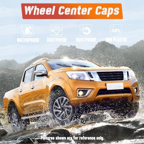 4Pcs 70mm(2.76in) Wheel Center Caps Outer 70MM 2.76″ . Inner 65MM 2.56″ Black