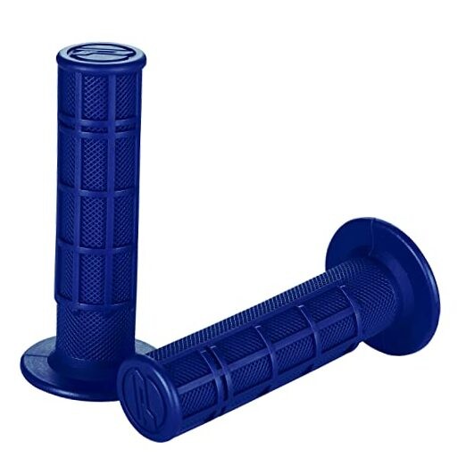 7/8» ATV Grips Universal Handlebar Grips Soft Rubber Motorcycle Grip for blue