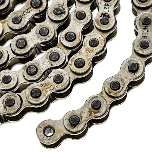 428 Drive Chain Standard Non O-Ring with Connecting Master Link 118 Links