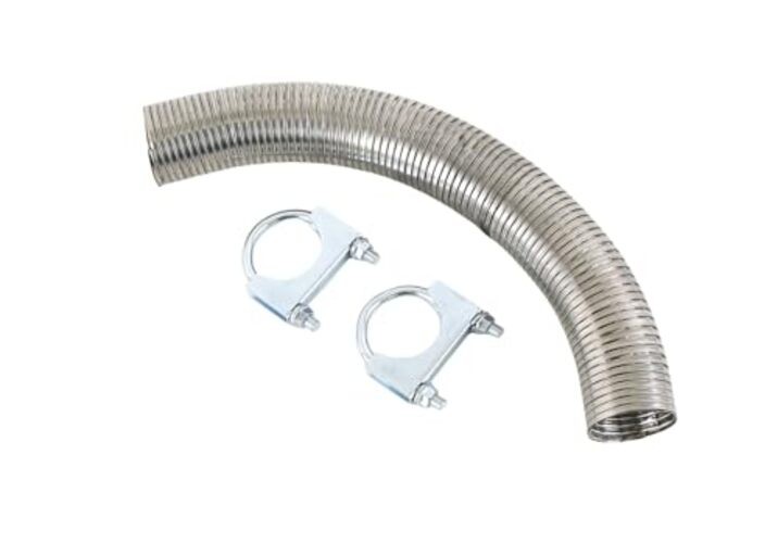 2.25″ [2 1/4″] ID x 16.5″ Length Universal stainless steel Exhaust Flex Pipe