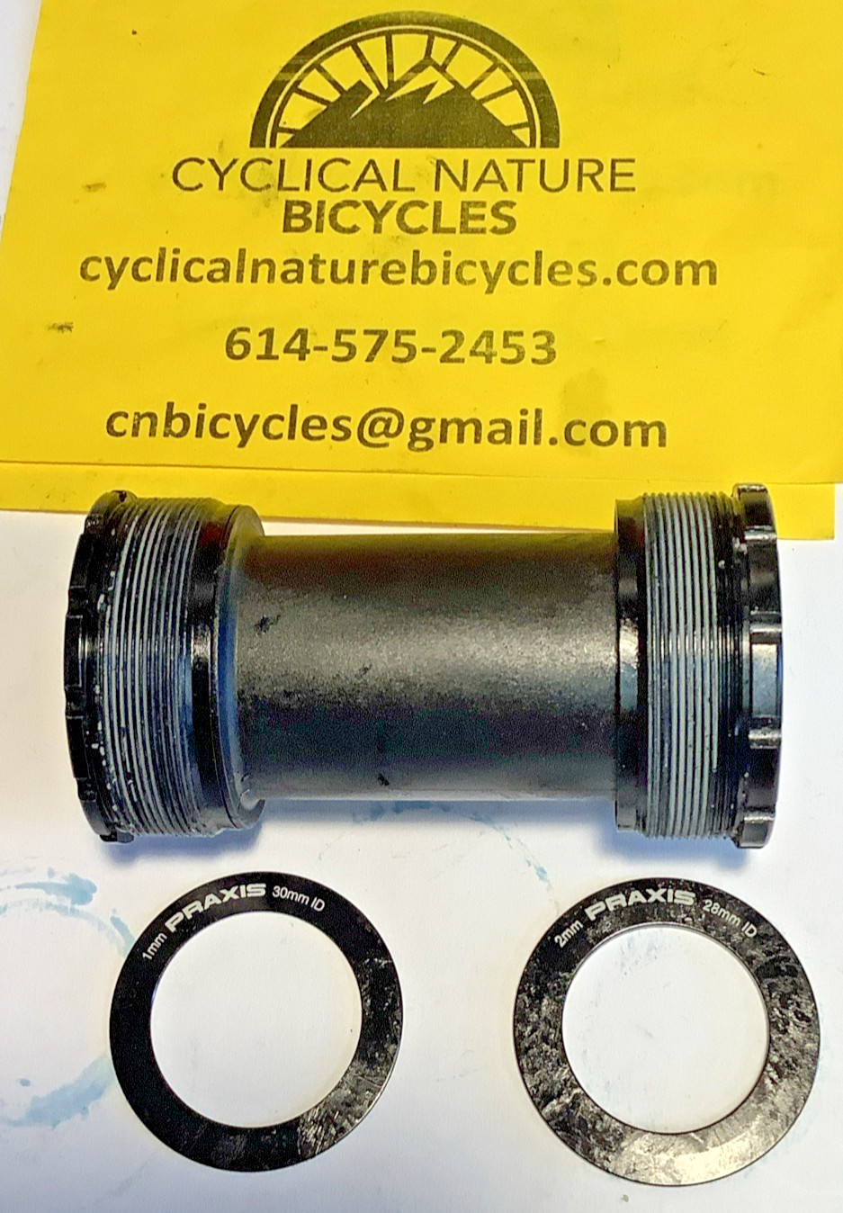 Praxis T47 M30 internal bottom bracket , new bike take-off