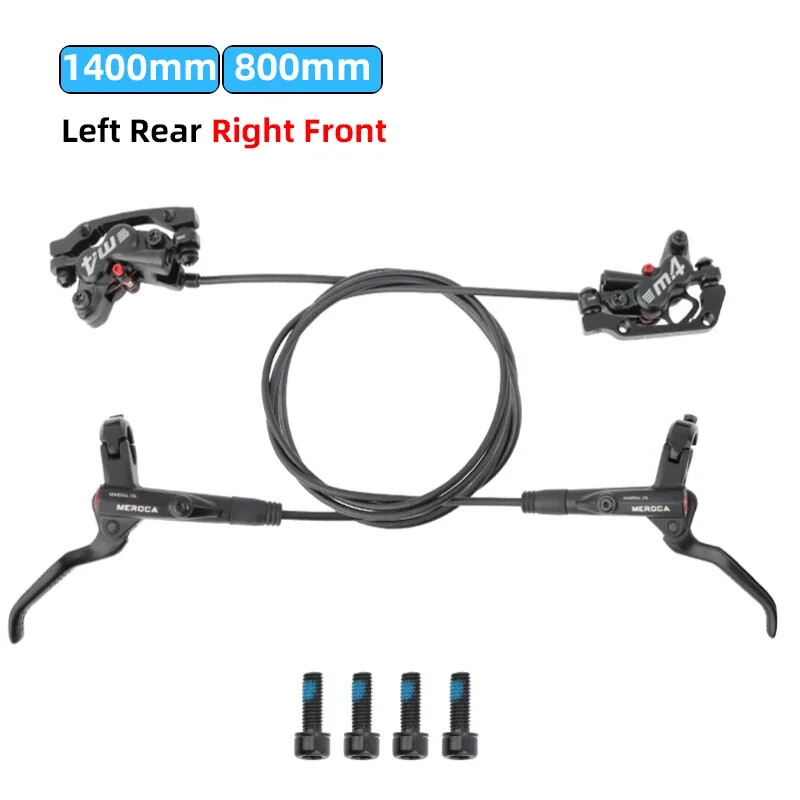Hydraulic Brake Bicycle Brake Caliper Rotor 160mm Bike Disc Caliper 800mm/1400mm
