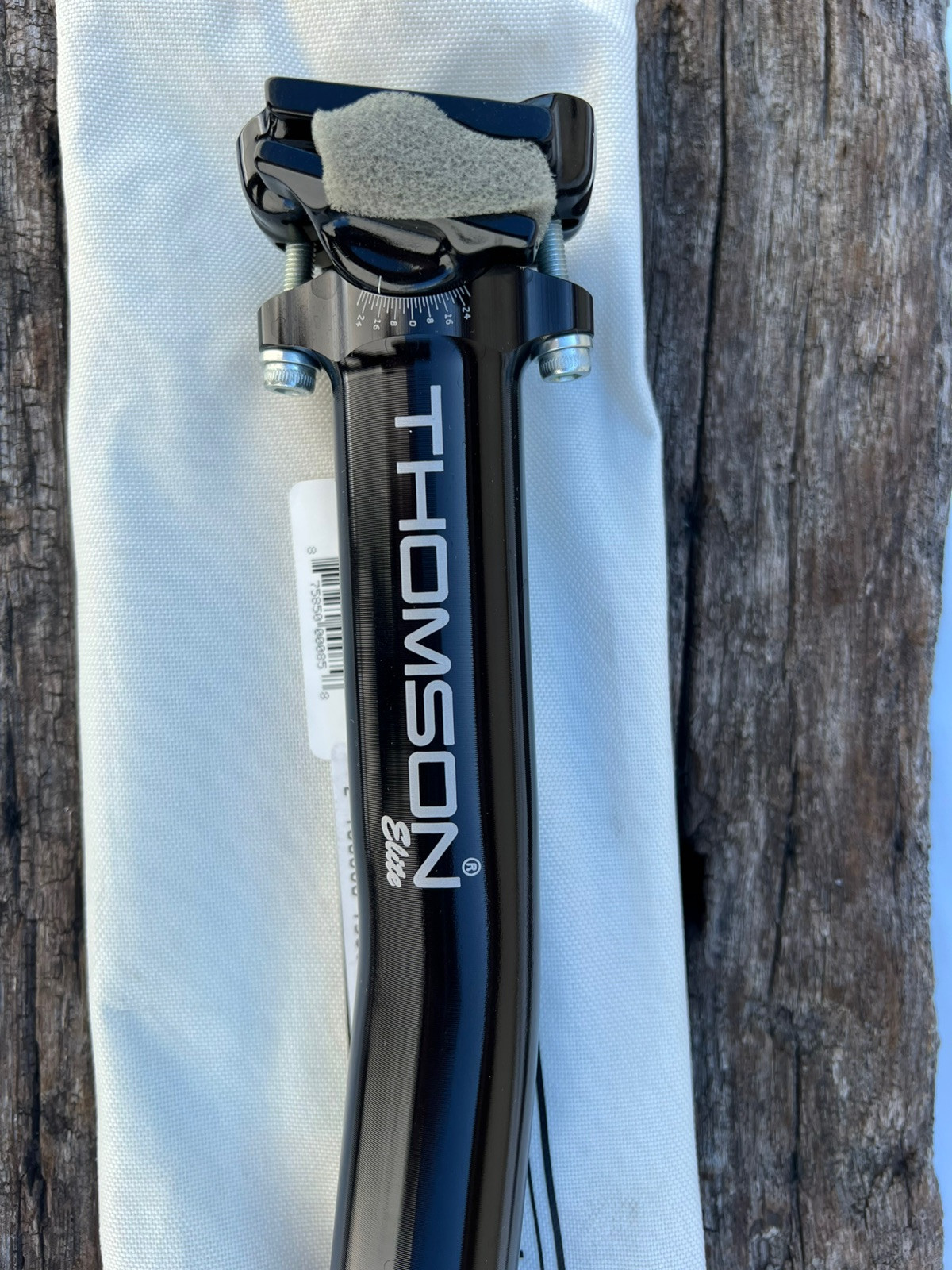 Thomson Elite Seatpost 30.9mm / 367mm / 16mm offset Road Mountain Gravel Black