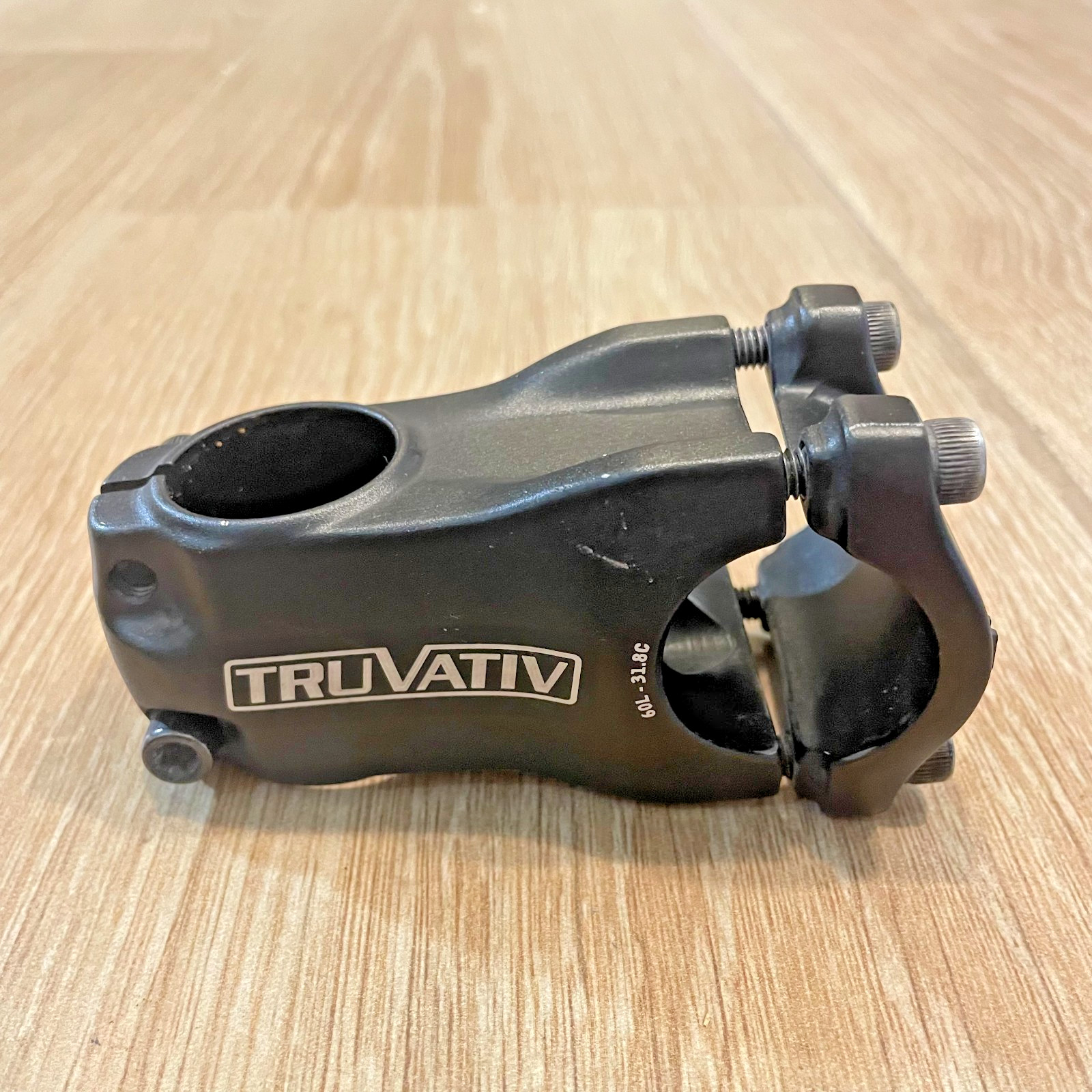 TruVativ Hussefelt Stem 60mm Stem Length 31.8mm Bar Clamp 1 1/8″ Steerer Black