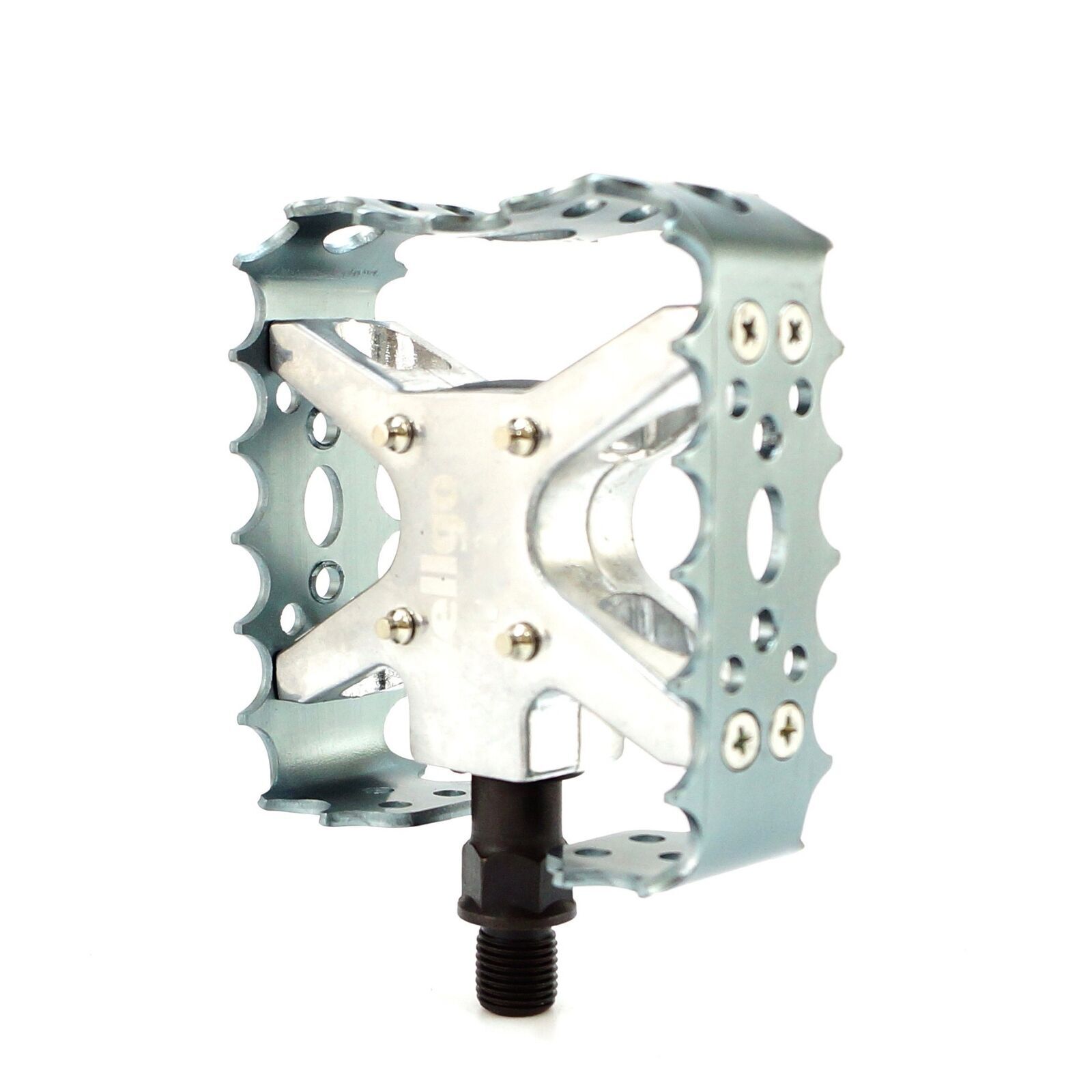 Wellgo BMX MTB Bear Trap Old school Bike Pedal 9/16″ or 1/2″ Black Blue Red Gold
