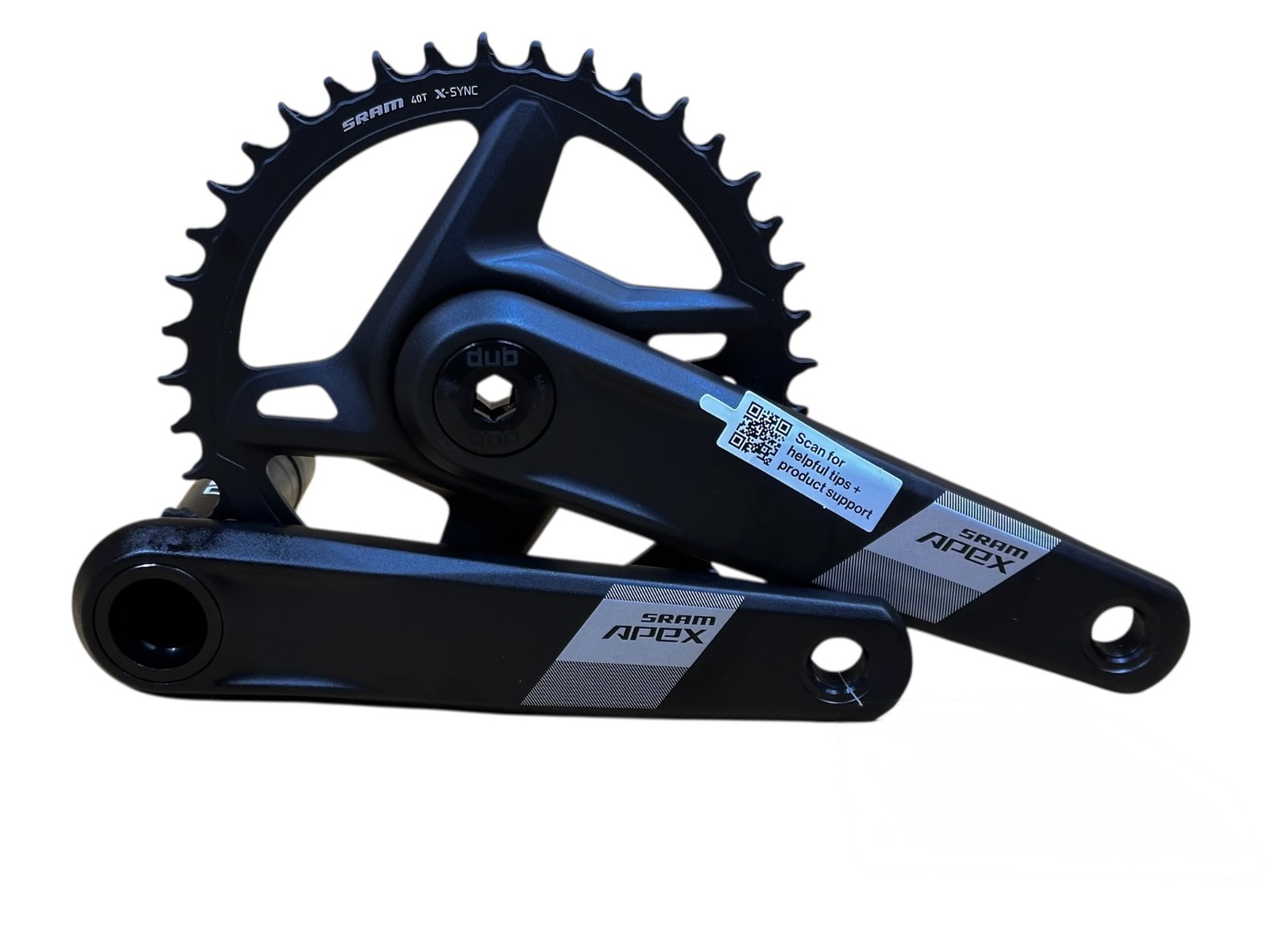 NEW SRAM Apex D1 DUB Wide 172.5mm Crankset 40AL
