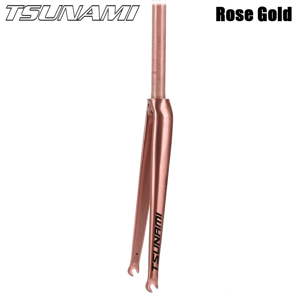 Road Bicycle Front Fork C-clip Brake 700*23/25C Bicycle Hard Fork Matte/Glossy