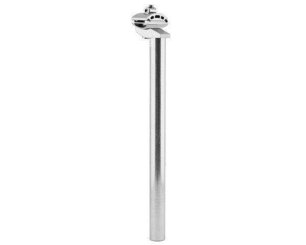 MCS ALLOY MICRO-ADJUST 25.4mm x 350mm SMOOTH SEATPOST SILVER