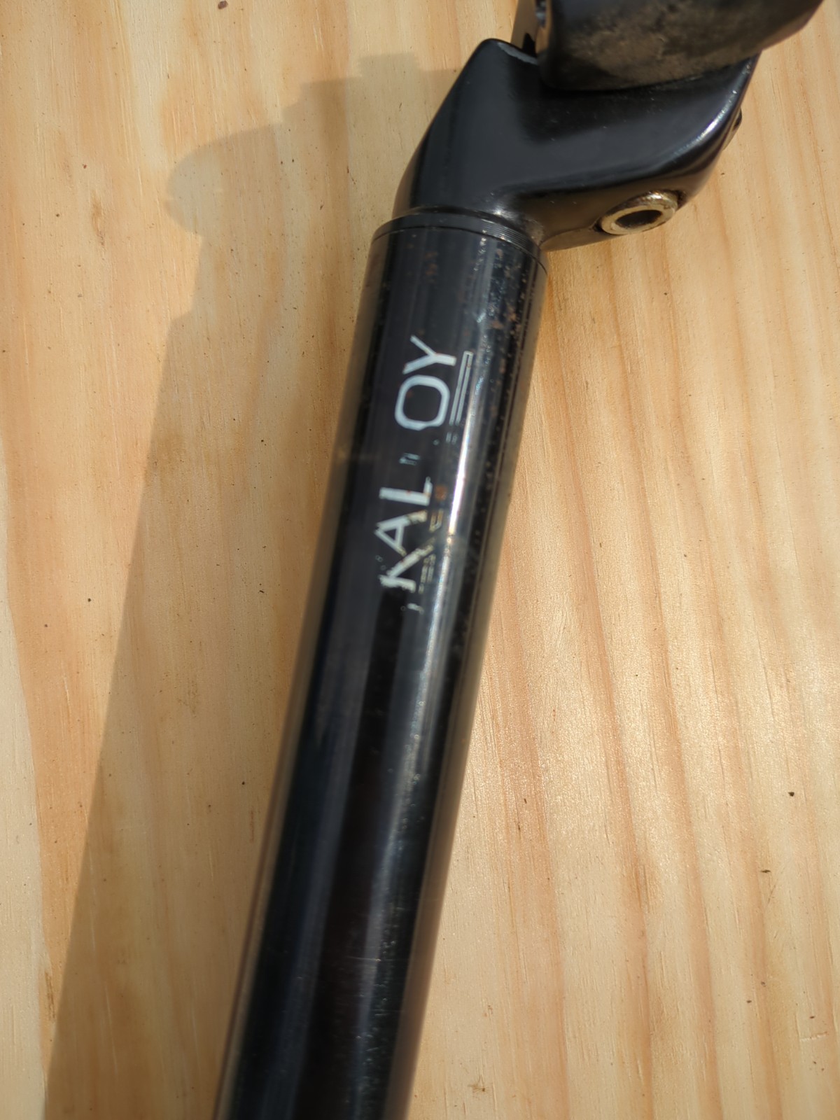 Used KALLOY Bike Bicycle Alloy Seat Post 27.2mm Black