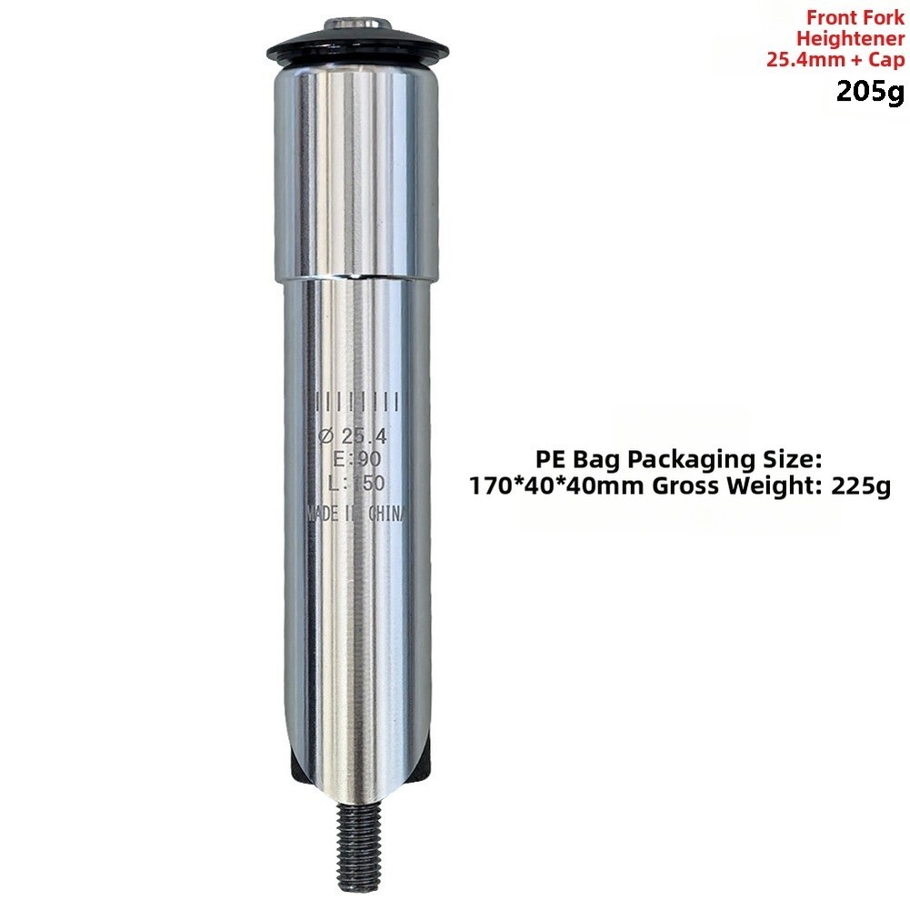 Aluminum Folding Bike Fork Stem Extender Fits 22.2mm and 25.4mm Steerer Tubes