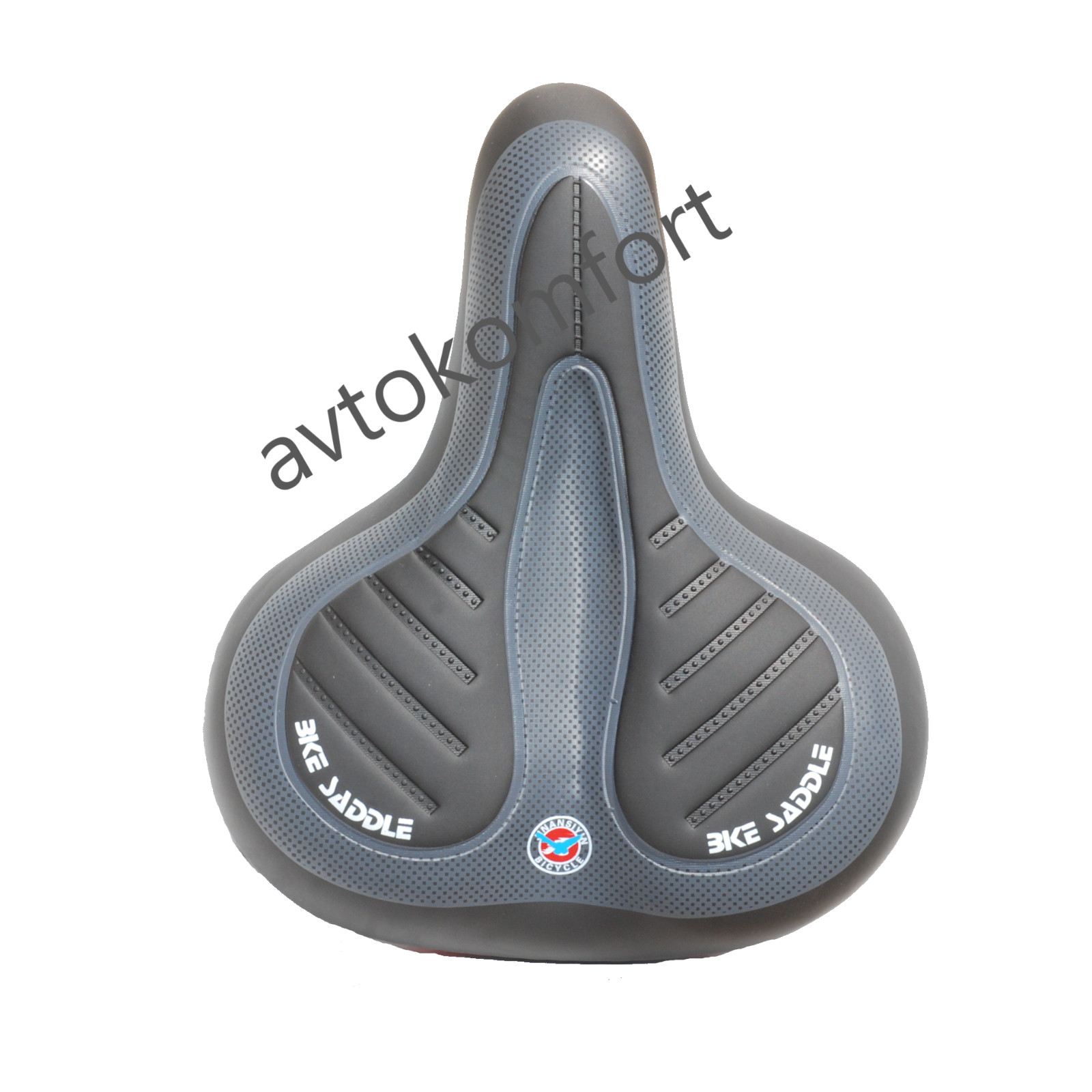 Wide Comfort Bicycle Saddle – 20cm Extra Soft Thick Foam Seat for Cruiser/MTB/BM