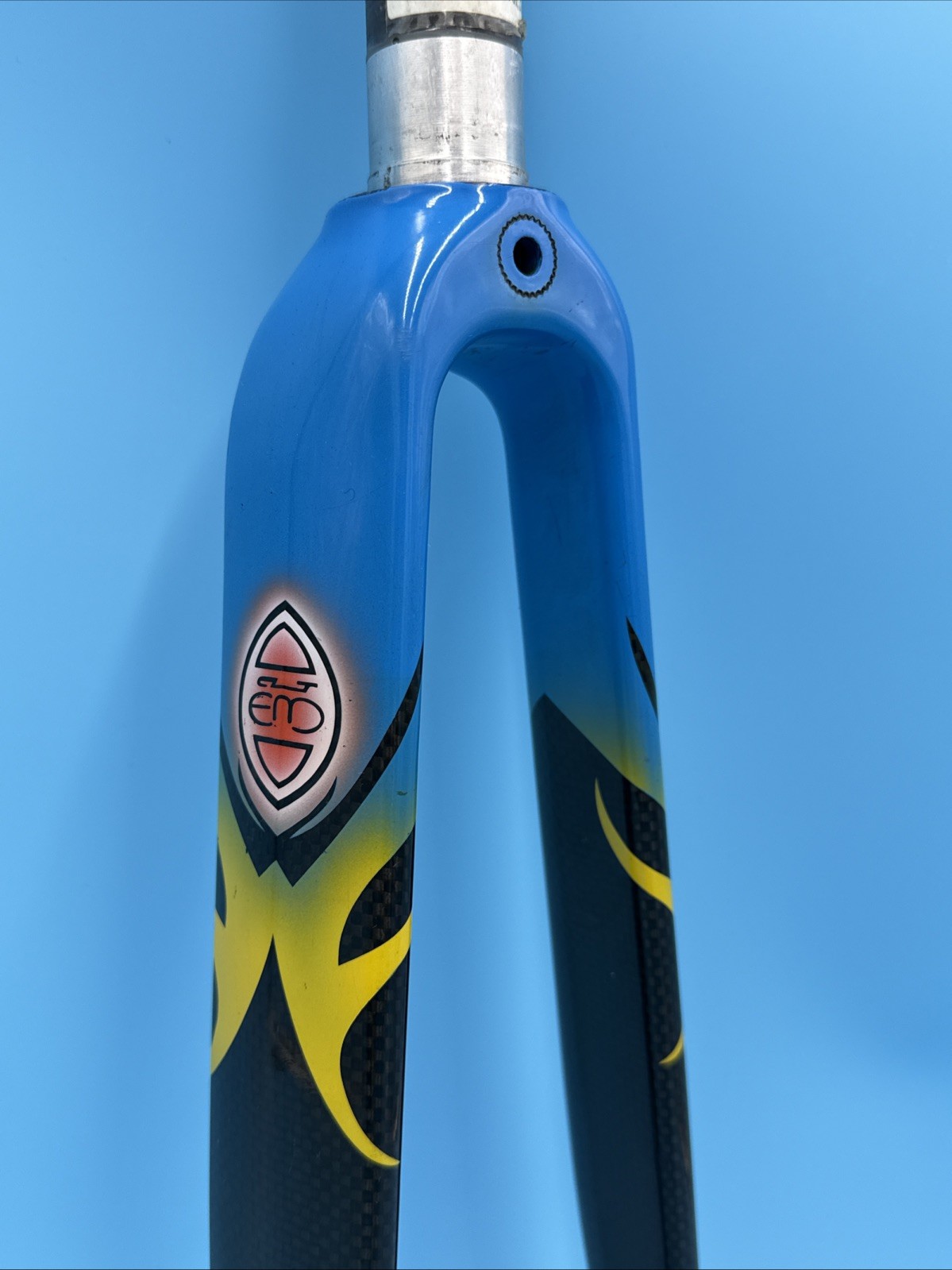 RARE Eddy Mercx Team SC 700c Carbon Fiber 1-1/8″ Fork 248mm Steerer 43mm Rake