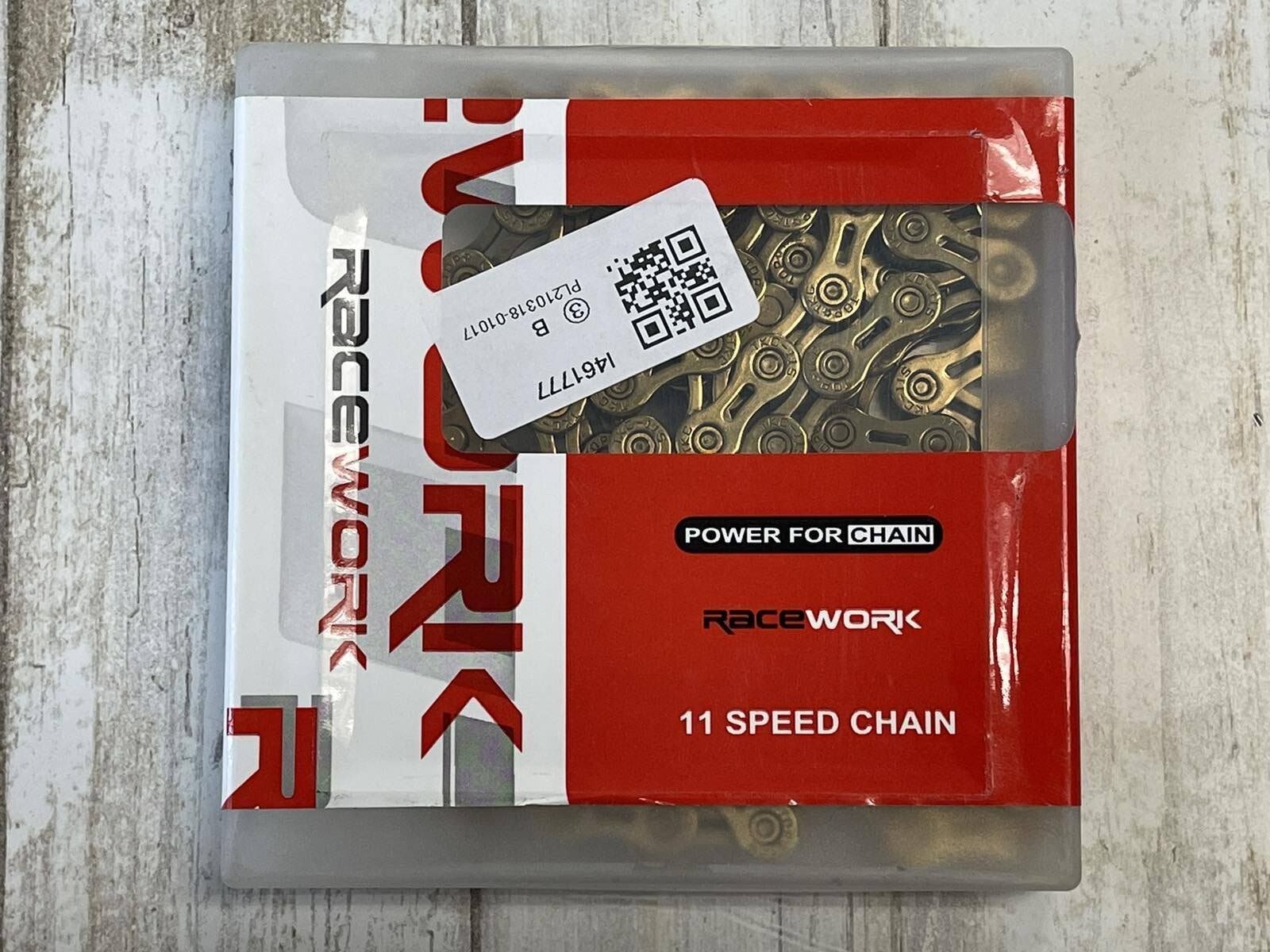 RACEWORK Bicycle Chain hollow 11 Speed Mountain Bike Road Hybrid 116L Gold