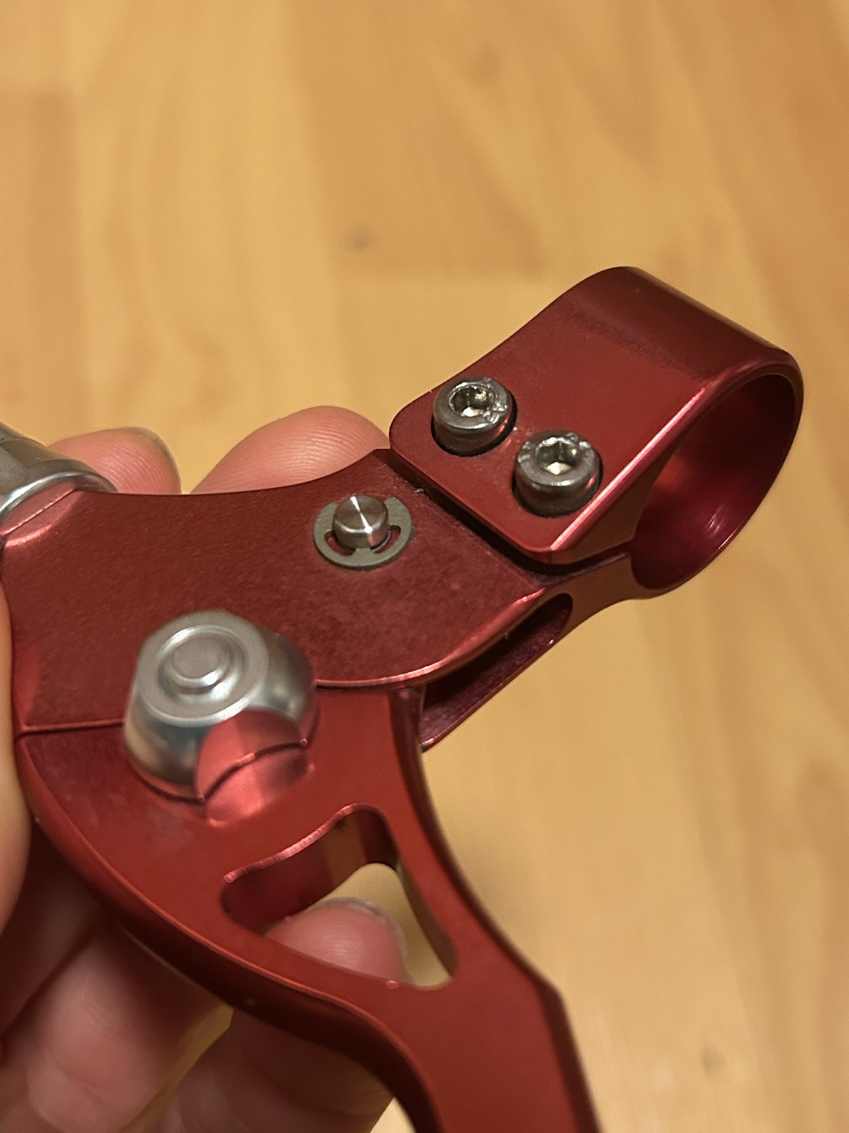 Vintage Machine Tech Zero Flex Brake Lever Set Anodized Red 90s MTB CNC Canti 👀