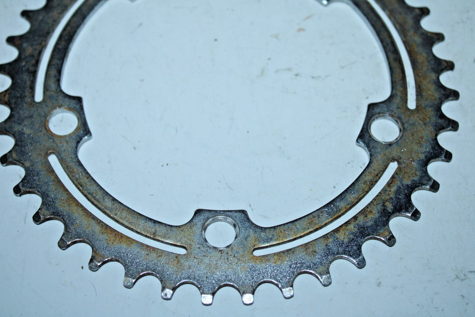 Vintage SR 307 Road Bike Chainring BCD110 48T 48 Tooth Touring Japan Silver Cafe