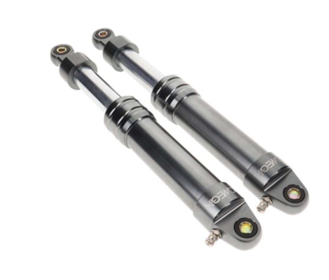 OMEGA racing gunmetal grey shocks – 360mm Onyx Rcr 72v Standard