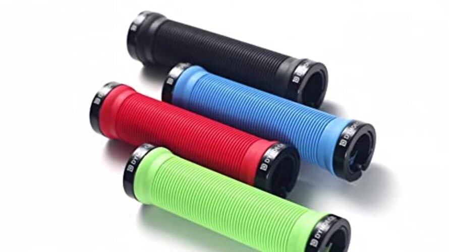 Dymoece Bike Handlebar Grips,Bicycle Handle Grip Ergonomic Black Classic Grips