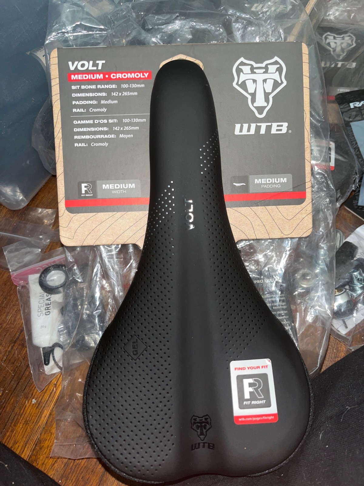 WTB Volt Saddle – Chromoly Medium bone range 100-130